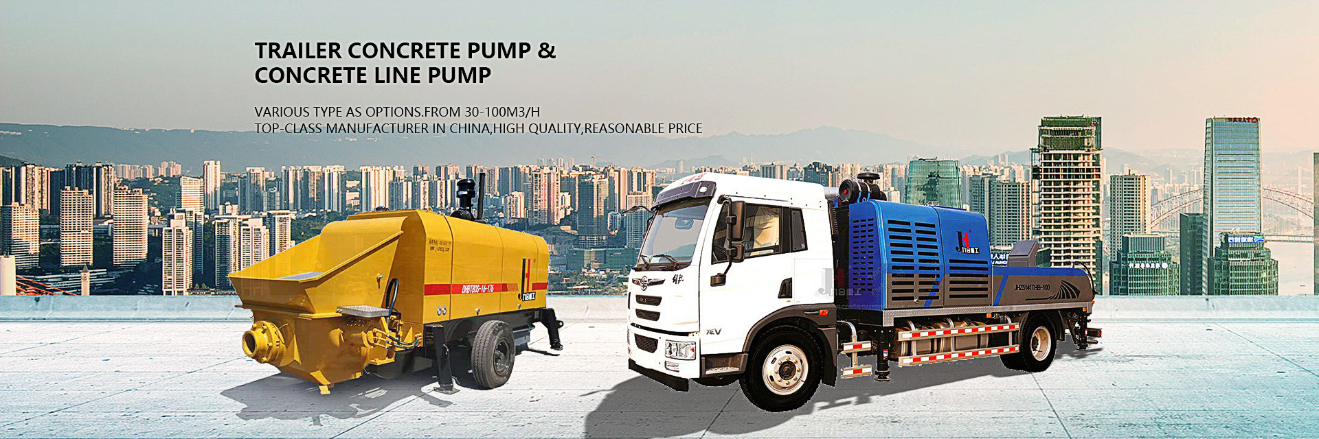 Kualitas Truk Pompa Beton pabrik